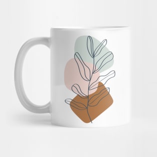 Boho Leaf Pattern Mug